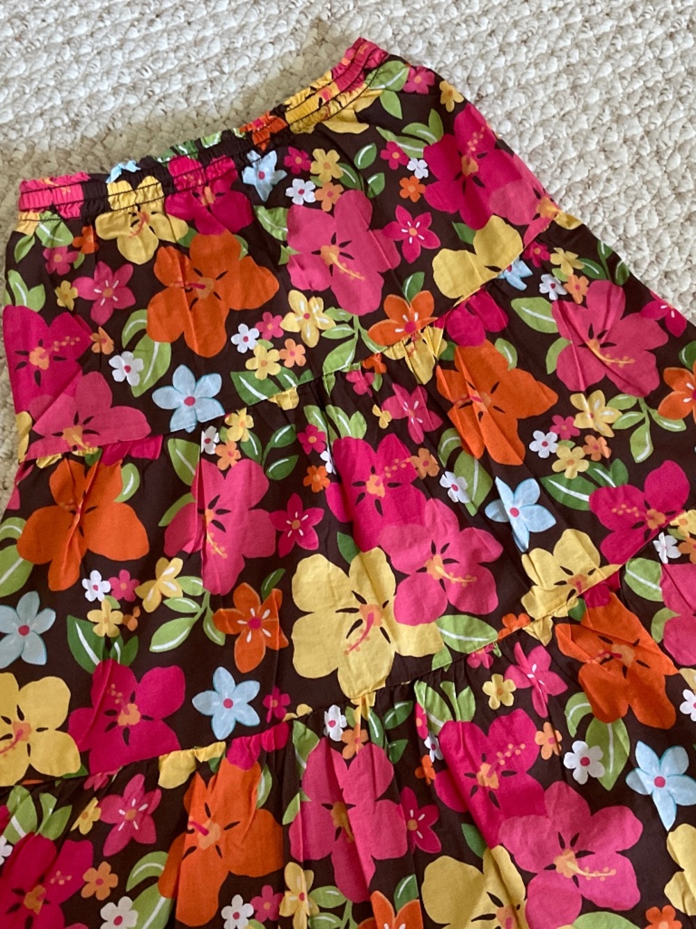 🌼 GYMBOREE flowered skirt - size 12